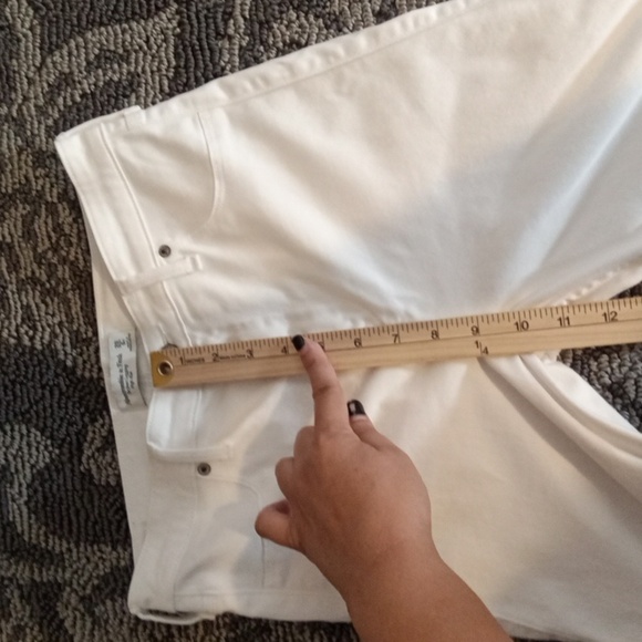Abercrombie & Fitch The Jean Legging High Rise Skinny White Womens  28 - Picture 6 of 10